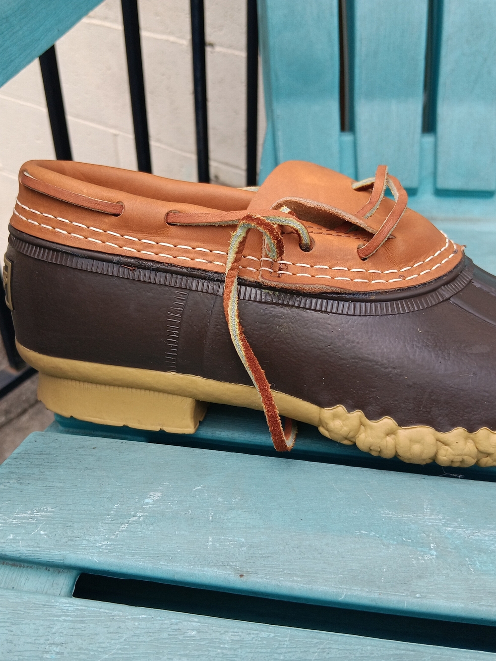 L.L. Bean Brown and Tan Duck Boots - Women's Ankle Booties - Picture 11 of 14